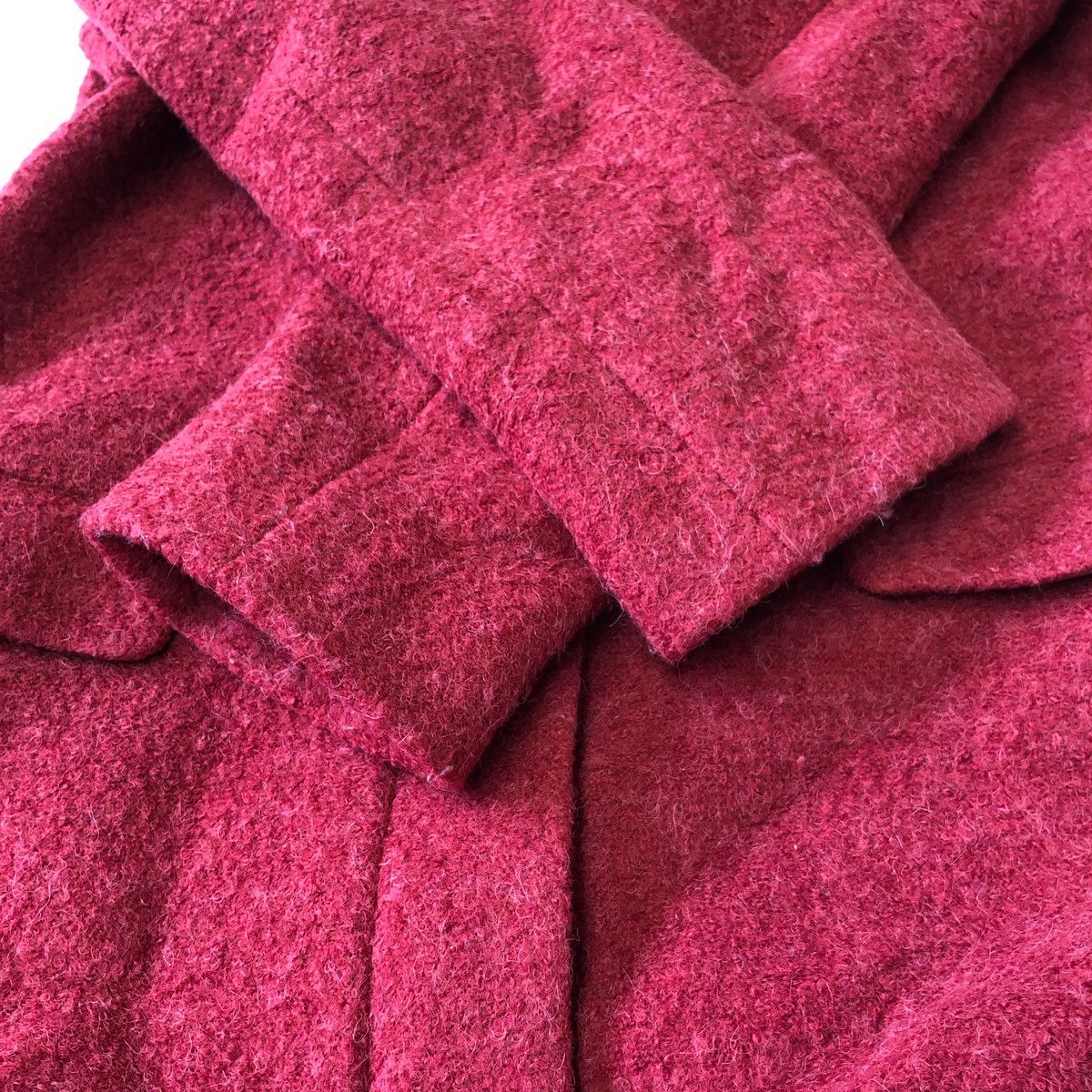 値下げ交渉歓迎] 】 INED イネド イタリア生地 アルパカ混 ノーカラー