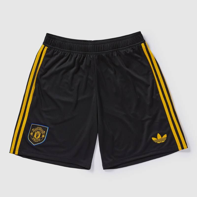【送料無料・匿名配送】adidas Originals アディダス オリジナルス マンチェスターユナイテッド 25/26 サード ショーツ トレーニングウェア ショートパンツ ハーフパンツ 黒（ブラック）新品 正規品