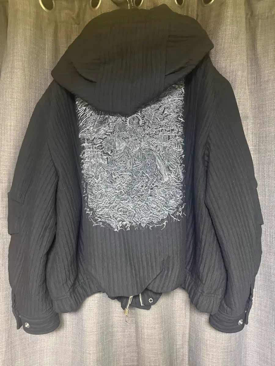 SONGZIO HOMME(ソンジオ・オム) コレクション 25fw エンブロイダード フード ジャケット 50 サイズ