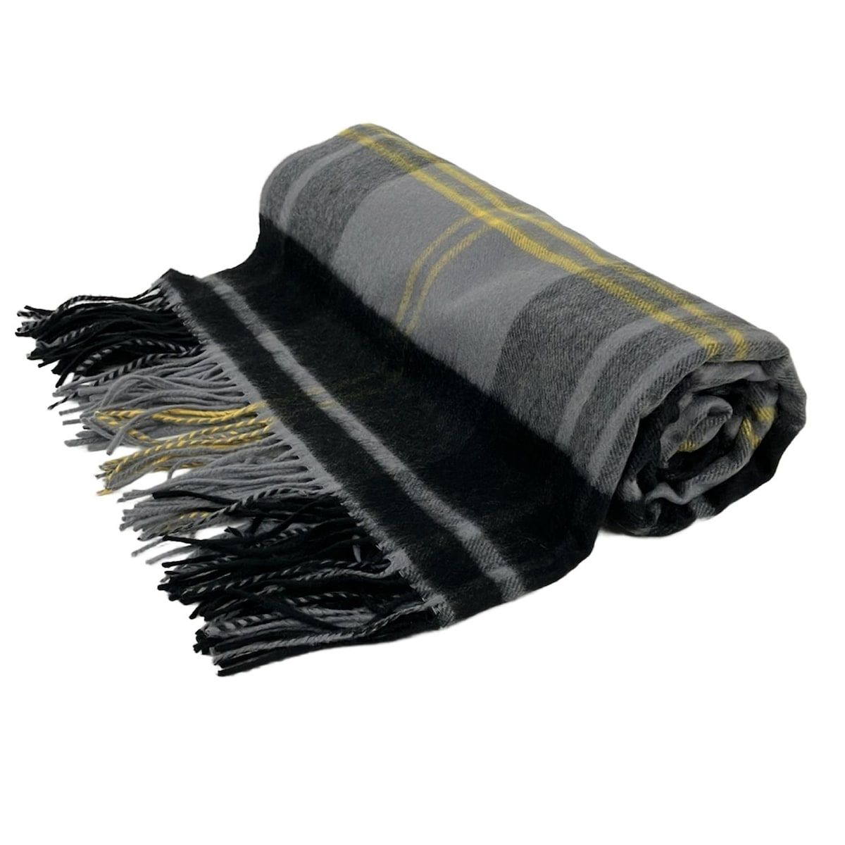 johnstons of elgin(ジョンストンズ) ストール(ショール)美品 - 黒