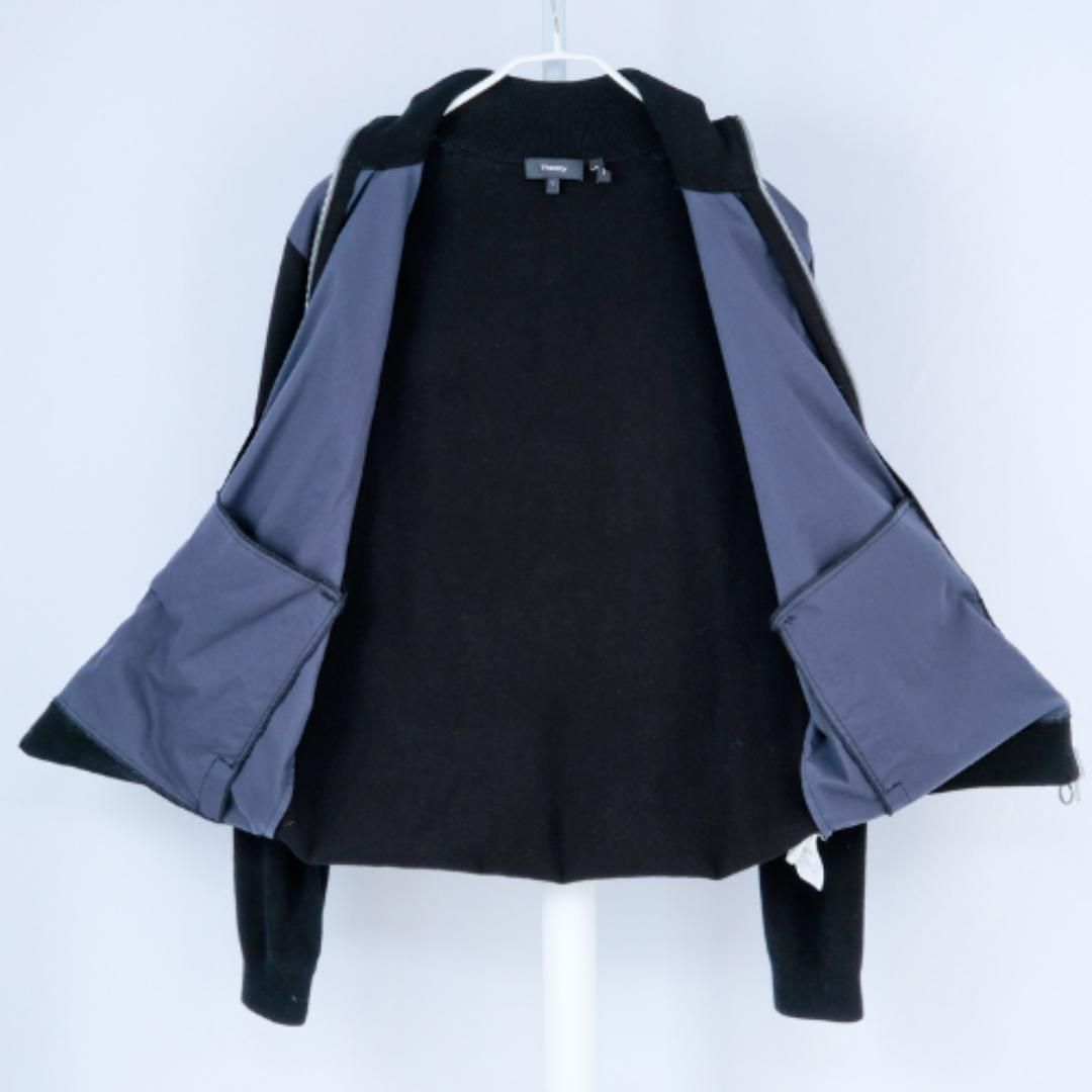 美品】theory セオリー カシミヤ混 メンズ ブルゾン ジャケット バイ