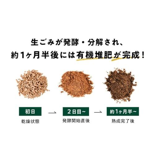 迅速に発送】【公式・発酵基材付】ROOF コンポスト (グレー