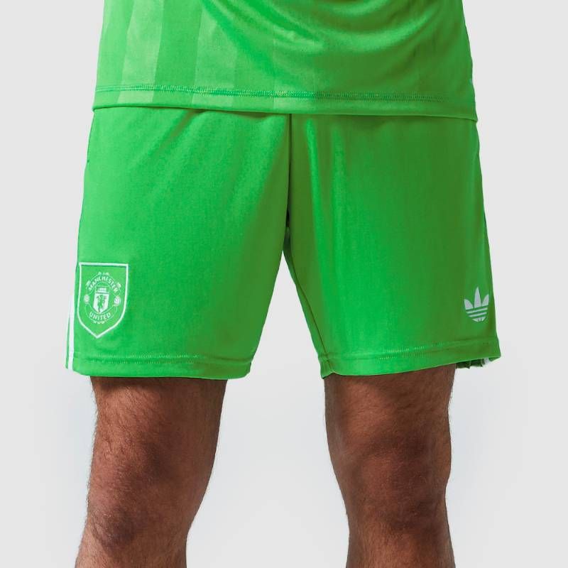 【送料無料・匿名配送】adidas Originals アディダス オリジナルス マンチェスターユナイテッド 25/26 サード GK トレーニングウェア 練習着 ショーツ ハーフパンツ 緑 ググリーン 新品 正規品