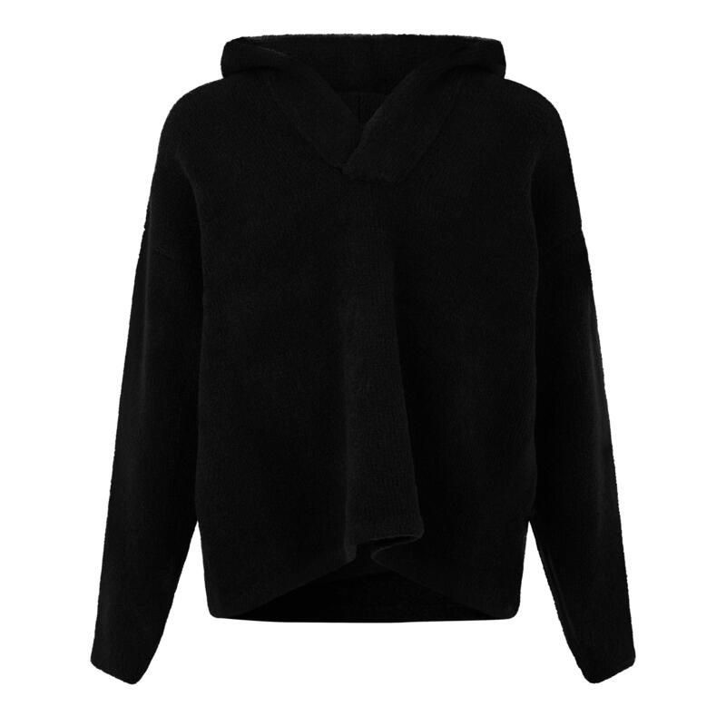 フィアオブゴッド メンズ トップス ポロシャツ パーカー Fear Of God Boucle Polo Hoodie Black ブラック