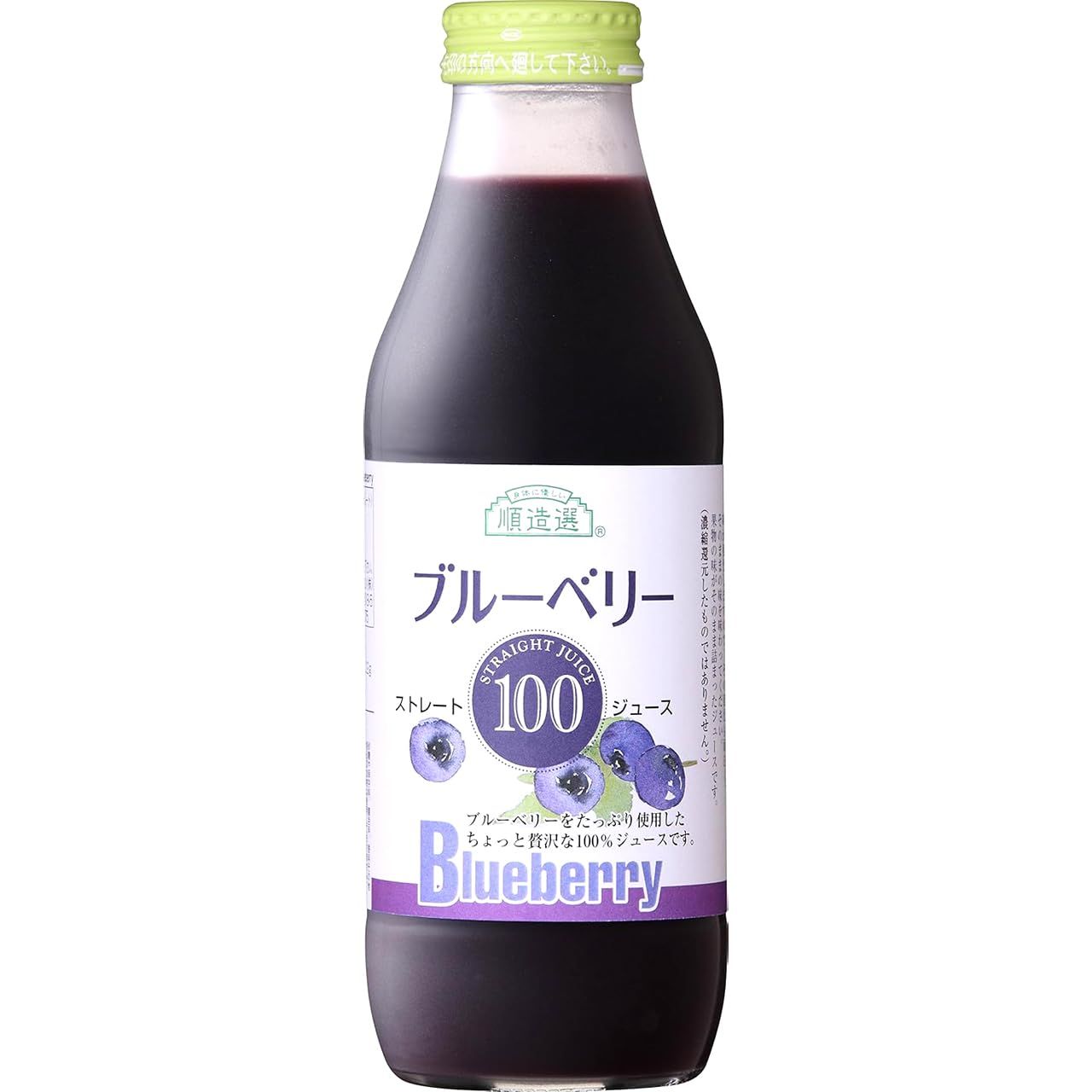 順造選 ブルーベリー100 500ml×12本