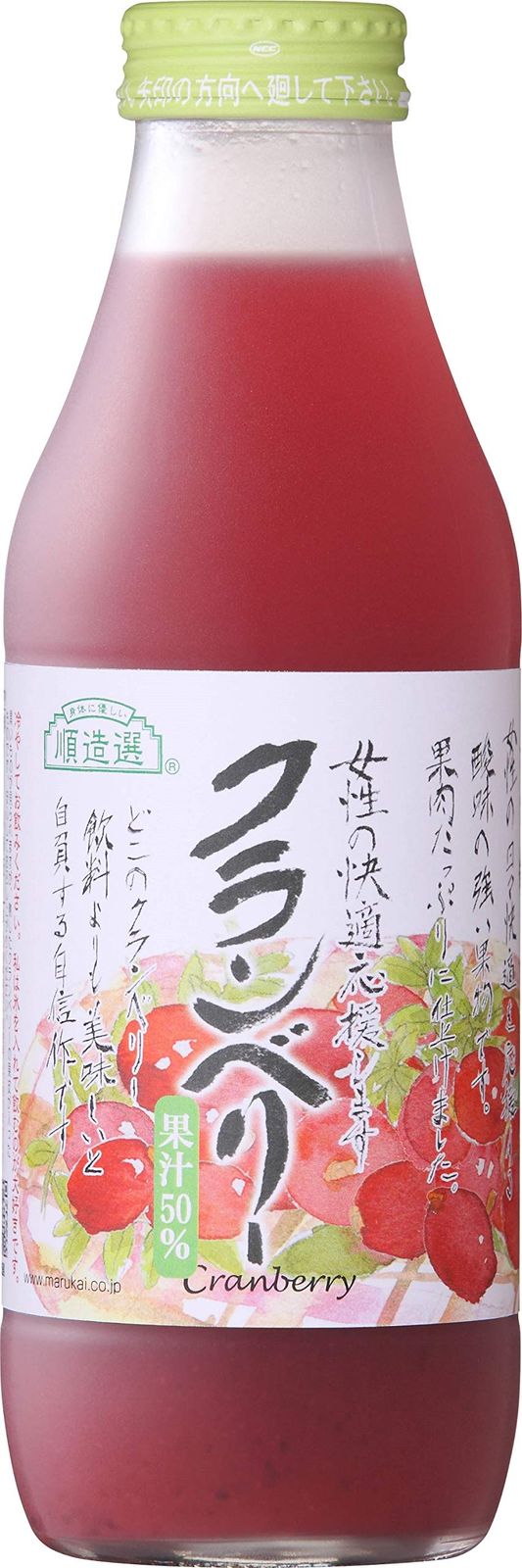 順造選 クランベリー50% 500ml×12本