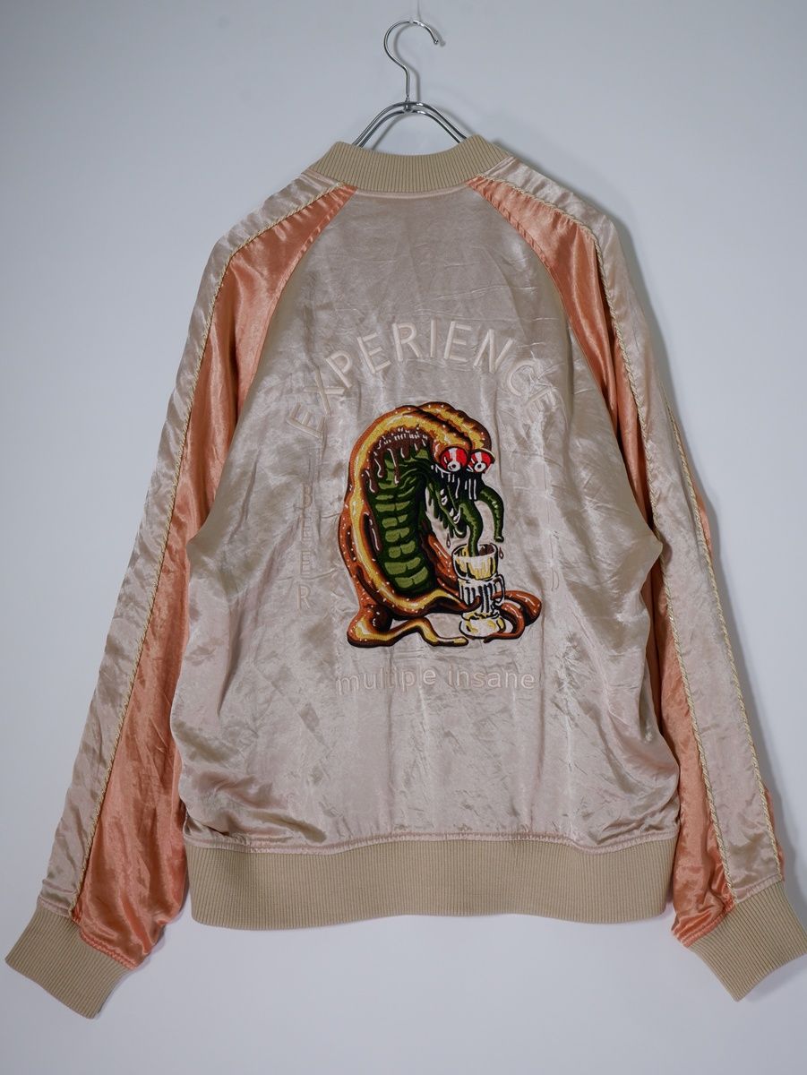 BLACK WEIRDOSブラックウィドウ acid satin jacketスーベニア