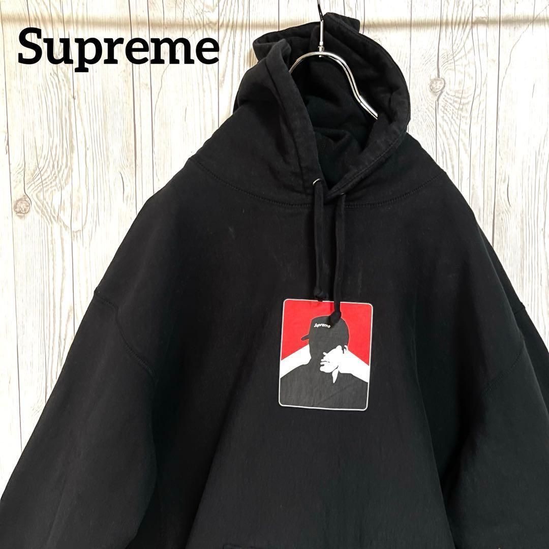 名作/カナダ製】Supreme シュプリーム パーカー XL 黒 ブラック 名作/カナダ製】Supreme シュプリーム パーカー XL 黒 ブラック