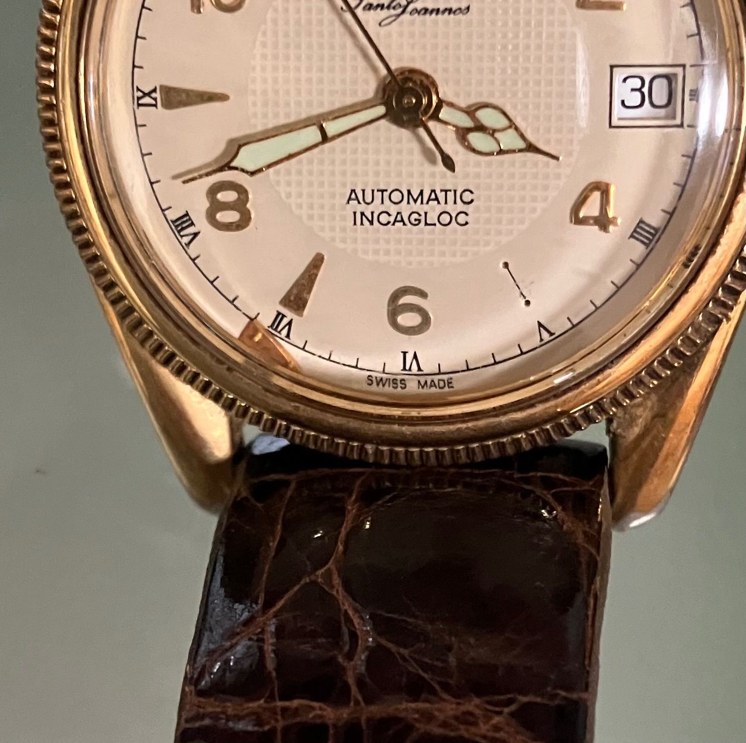 ☆稼働品☆SANTO JOANNES セントジョイナス☆3280☆自動巻/AT☆18KGP 