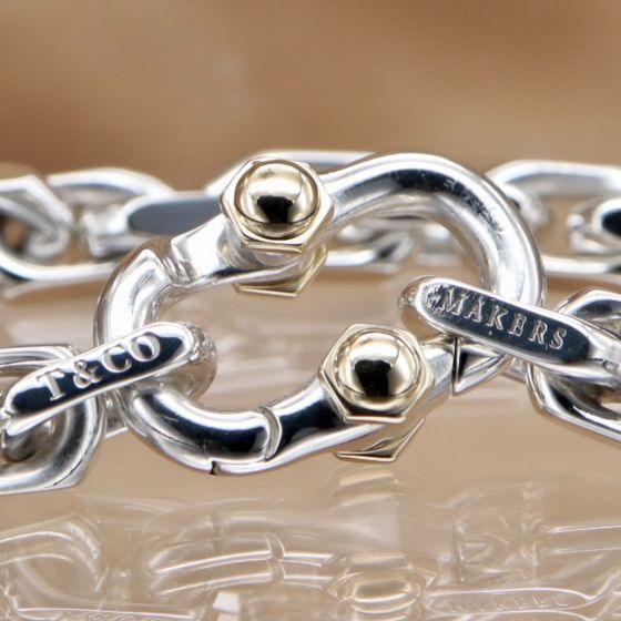 Tiffany&Co. Makers Wide Chain Bracelet ティファニー メイカーズ