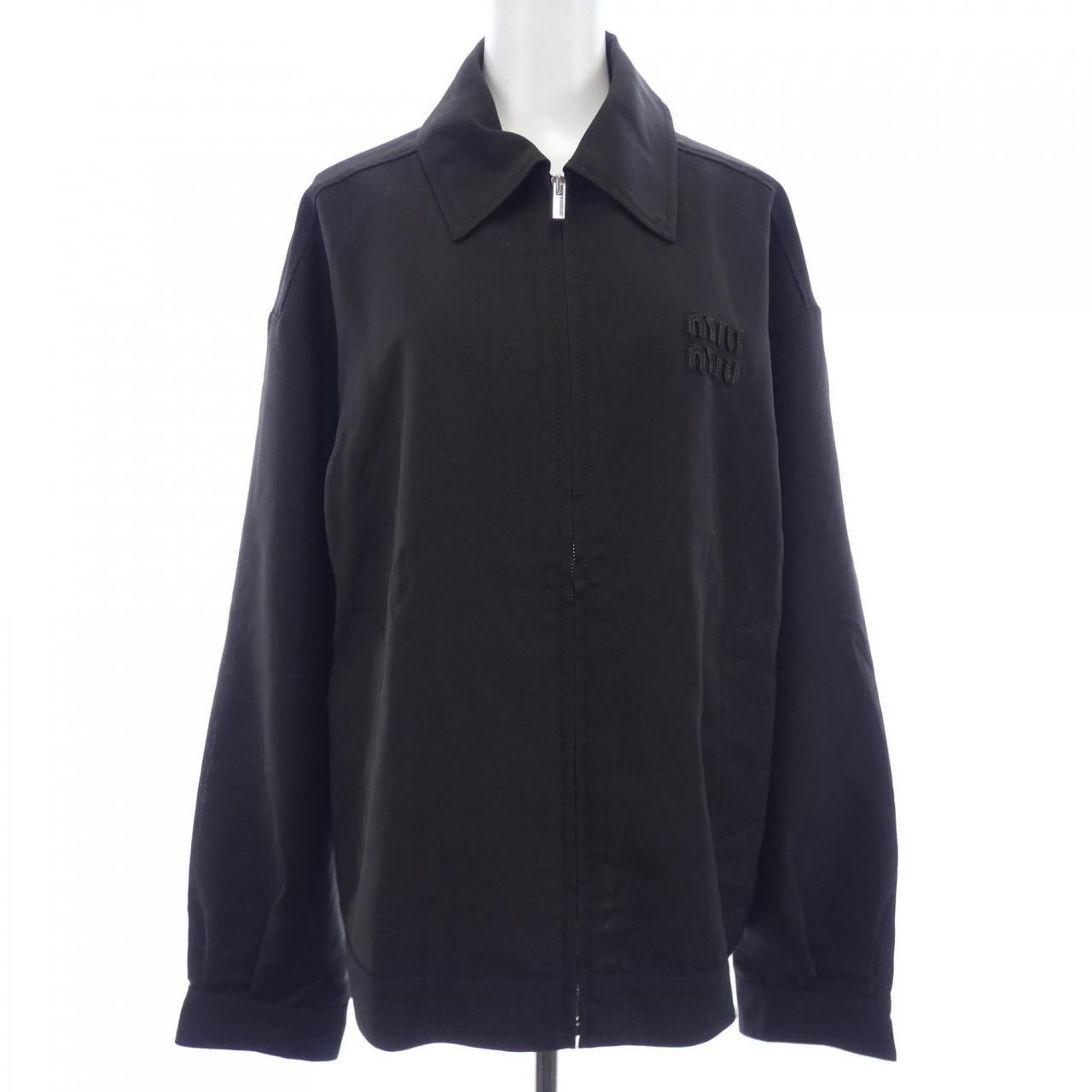 ミュウミュウ MIU MIU モヘアブルゾンジャケット ML1041 SOOO 12I1