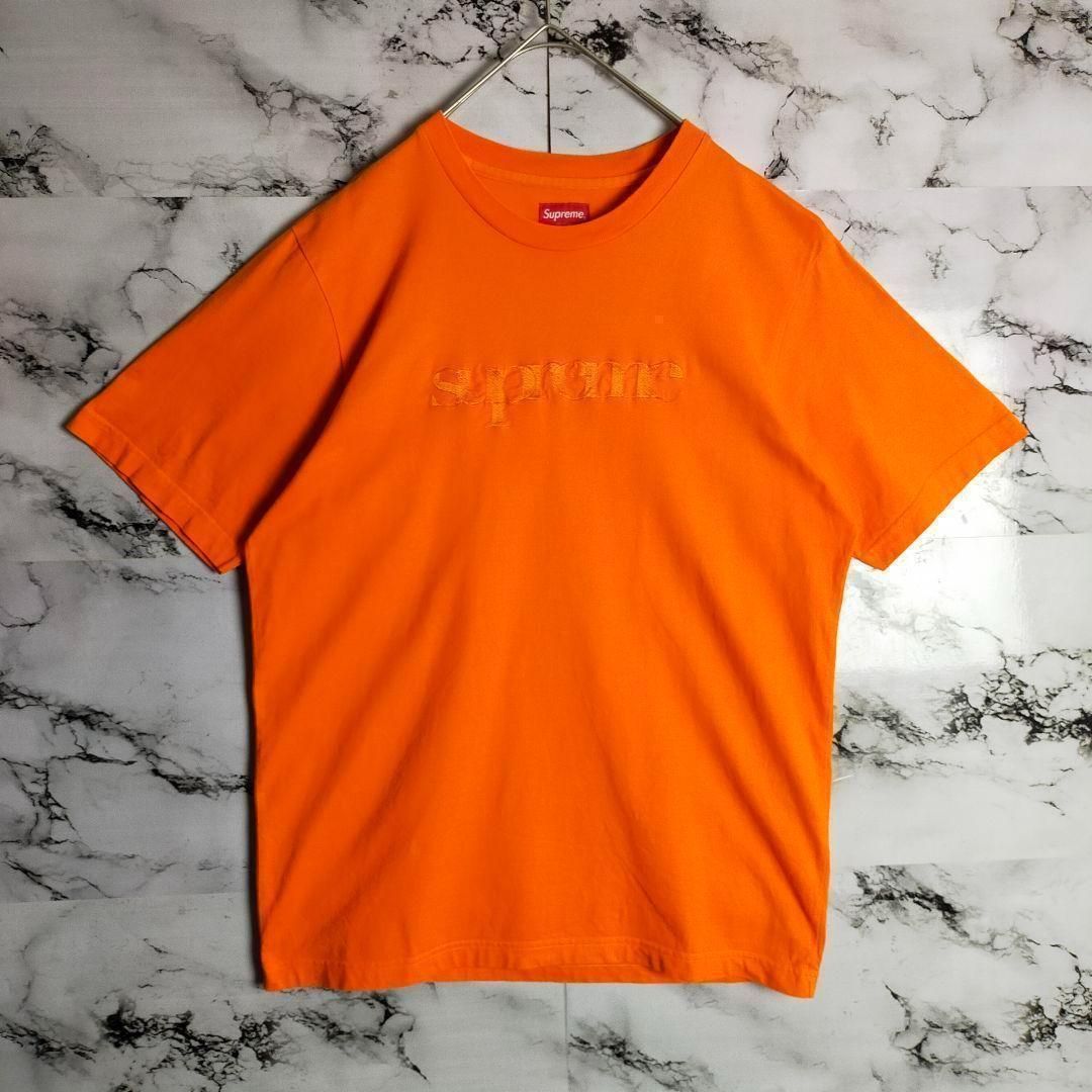 入手困難】シュプリーム☆センター刺繍ロゴ Tシャツ