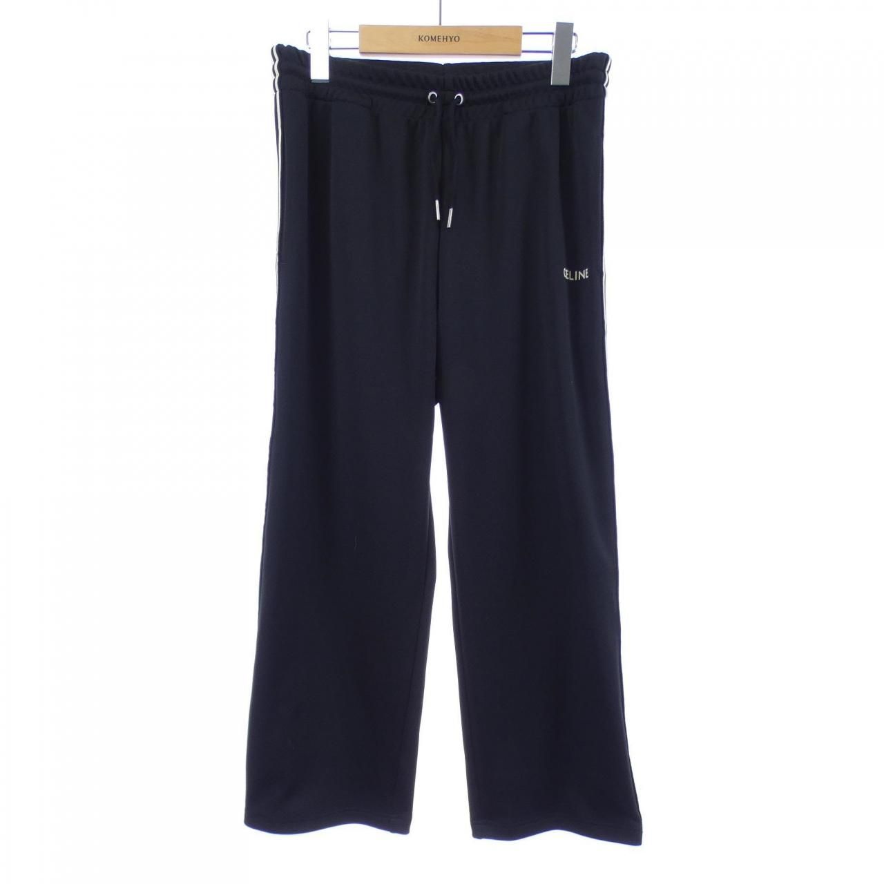 セリーヌ CELINE トラックスーツパンツ / ダブルフェイスジャージー