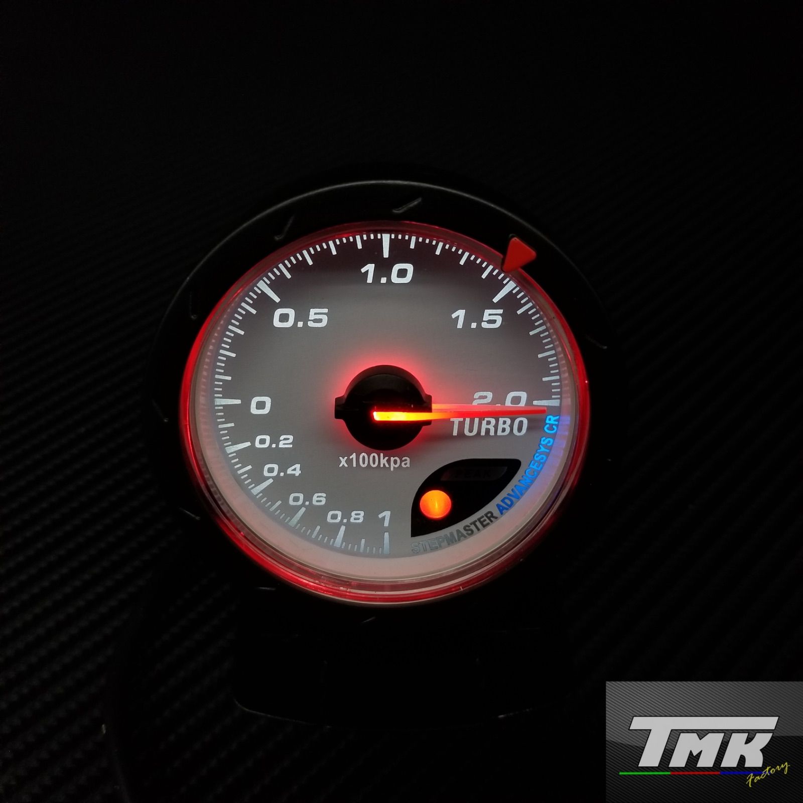 60mm ブースト計 白パネル 追加メーター ブースト計 汎用 WRX コペン シビック ジムニー ZC33S ハイエース NBOX ヤリス アルトワークス