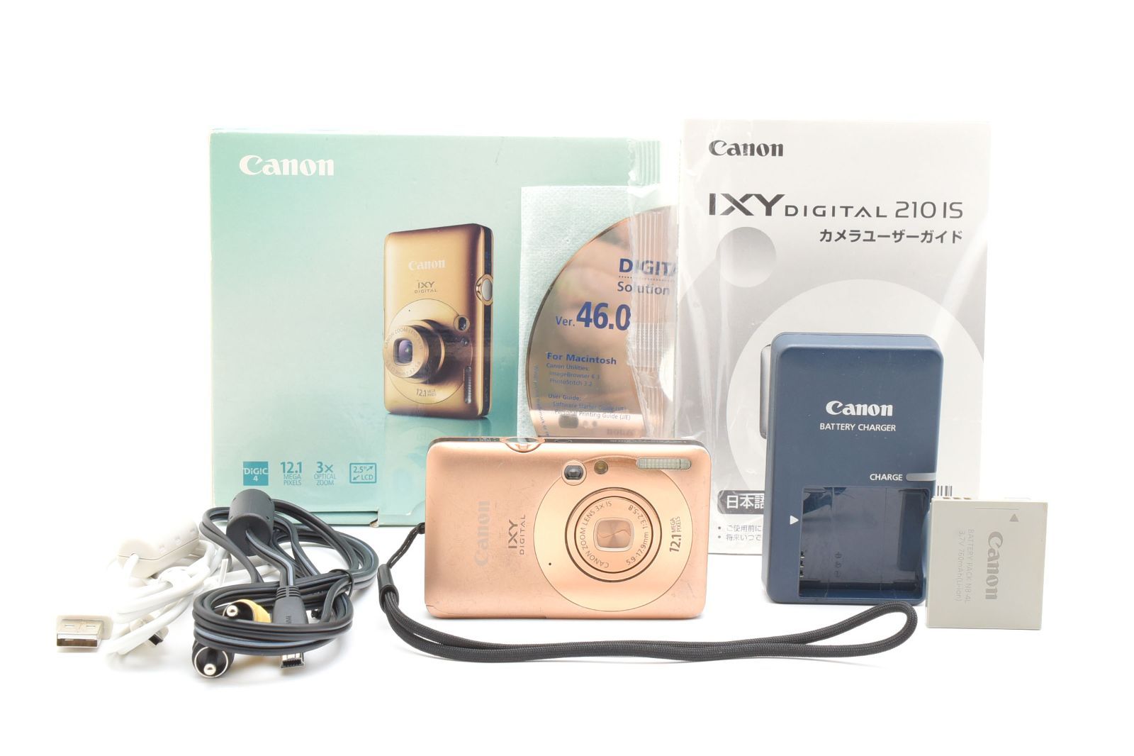 ☆良品・動作良好☆ キヤノン Canon IXY DIGITAL 210 IS PC1353 