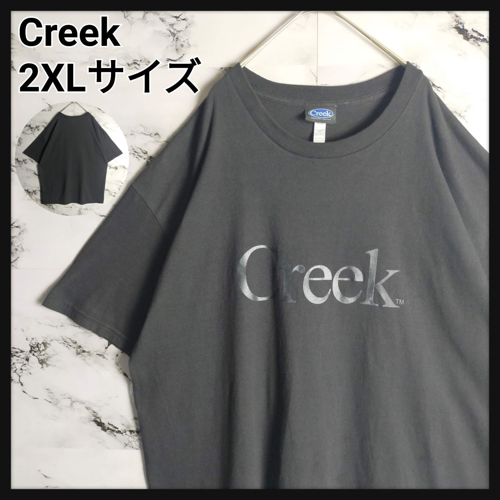 【即完売モデル】Creek クリーク☆ビックロゴTシャツ 入手困難 2XLサイズ