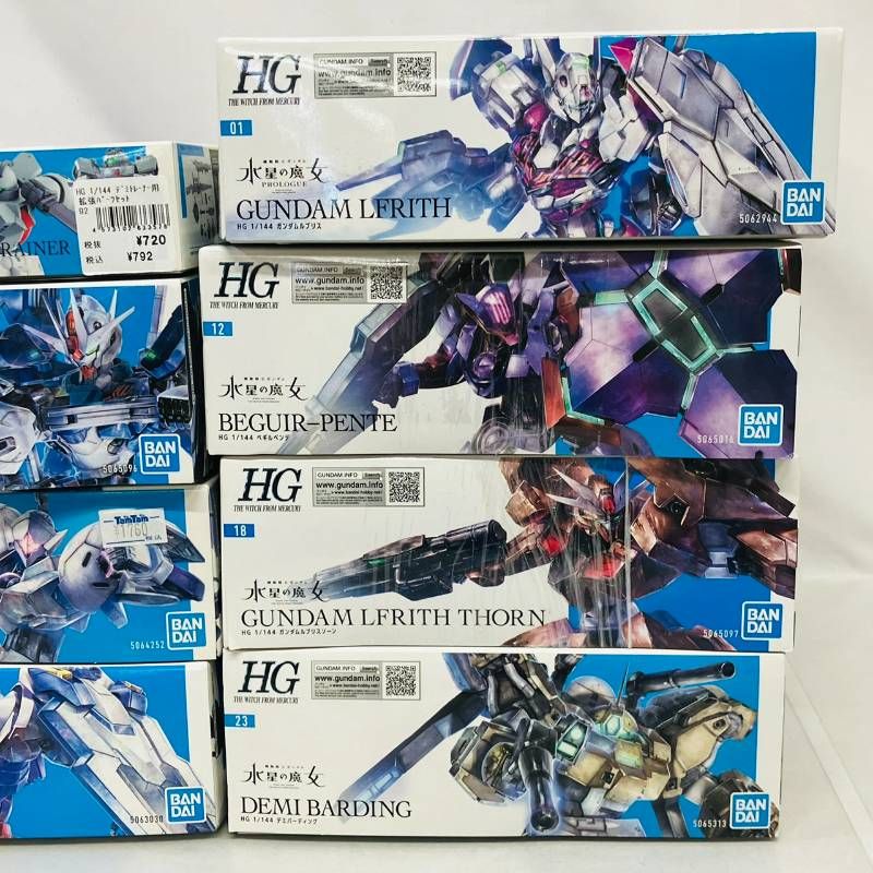セット HG 水星の魔女 プラモデル 8体 セット 未組立 ガンプラ