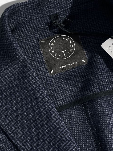 定価75,900円(税込)】T-JACKET ティージャケット 千鳥格子柄と落ち着い