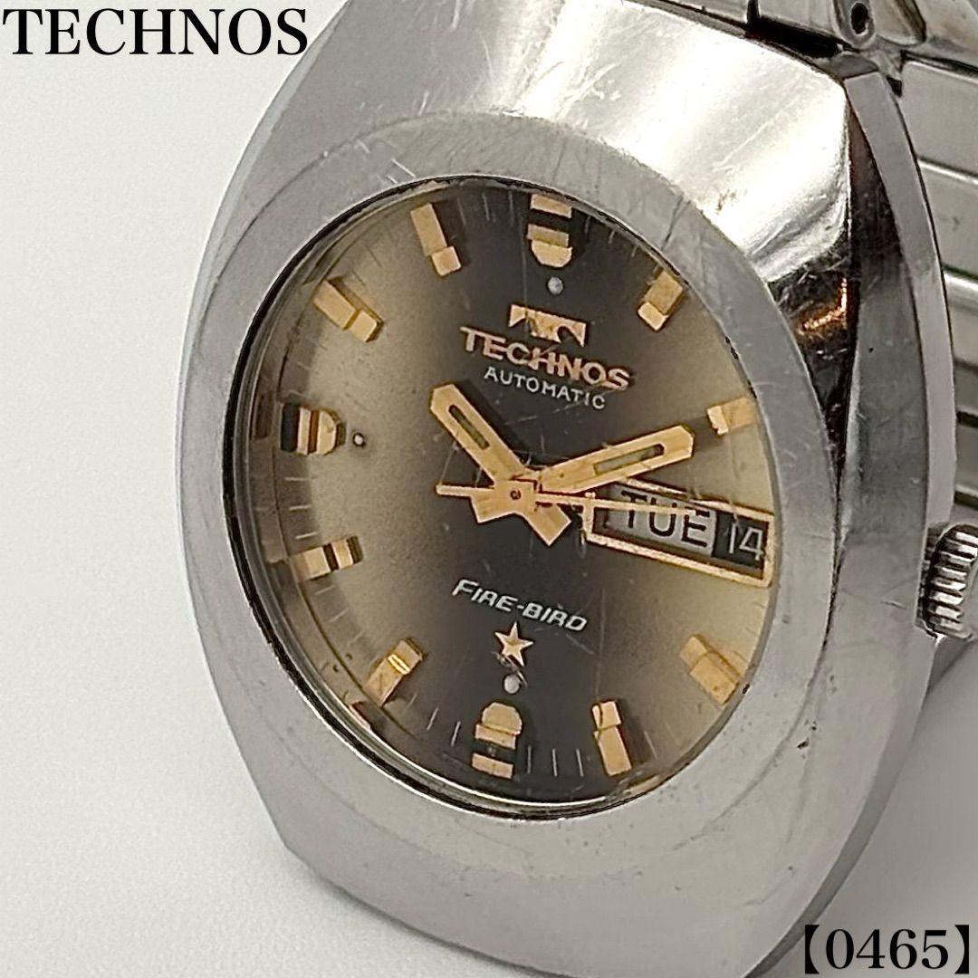 稼働品 Working item テクノス TECHNOS 腕時計 メンズ Mens 自動巻き