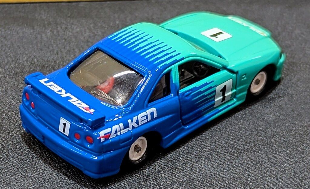 トミー トミカ中国製/FALKEN特注 FALKEN SKYLINE GT-R (R34) #1 - メルカリ