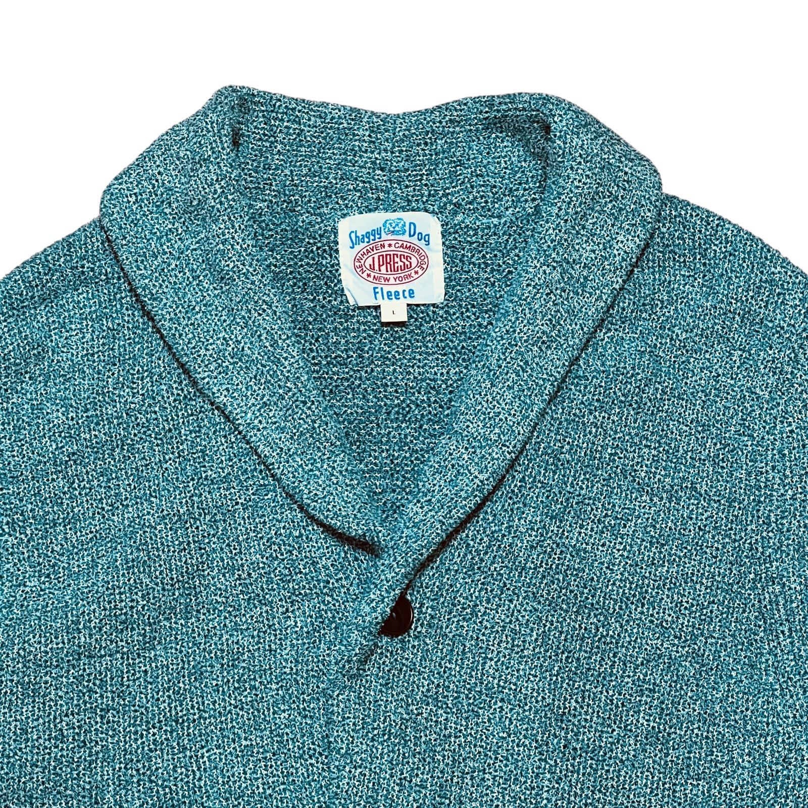 極美品】J.PRESS シャギードッグ ショールカラー カーディガン L