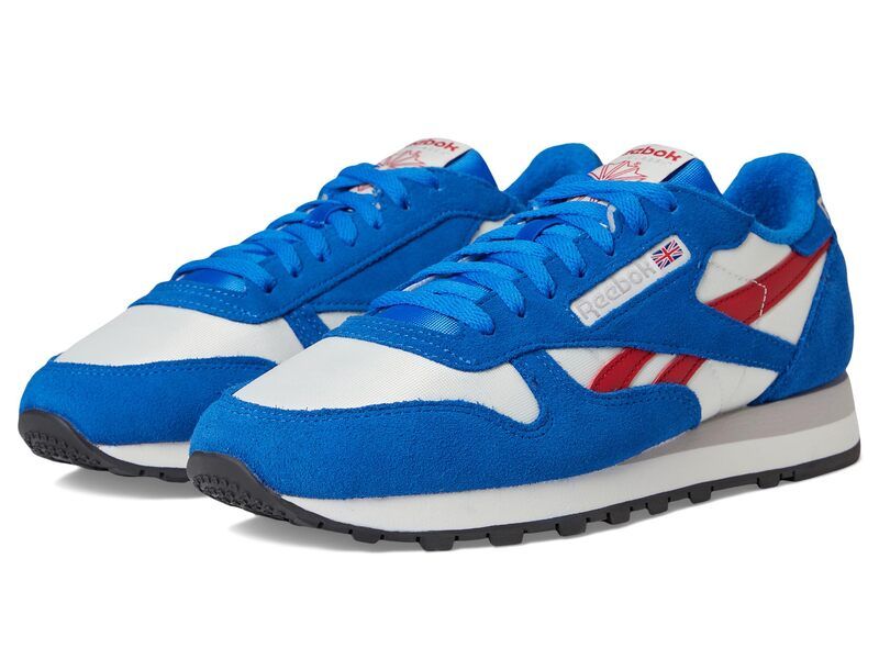 リーボック メンズ シューズ スニーカー レザー Reebok Lifestyle Classic Leather ChalkOptimum BlueVector Red チョーク
