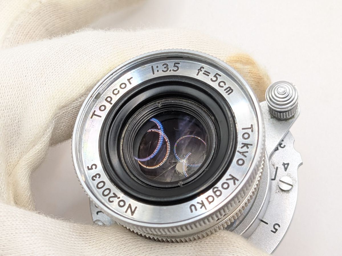 ☆美品 / 動作保証☆ 東京光学 Topcor トプコール 5cm F3.5 ☆沈胴