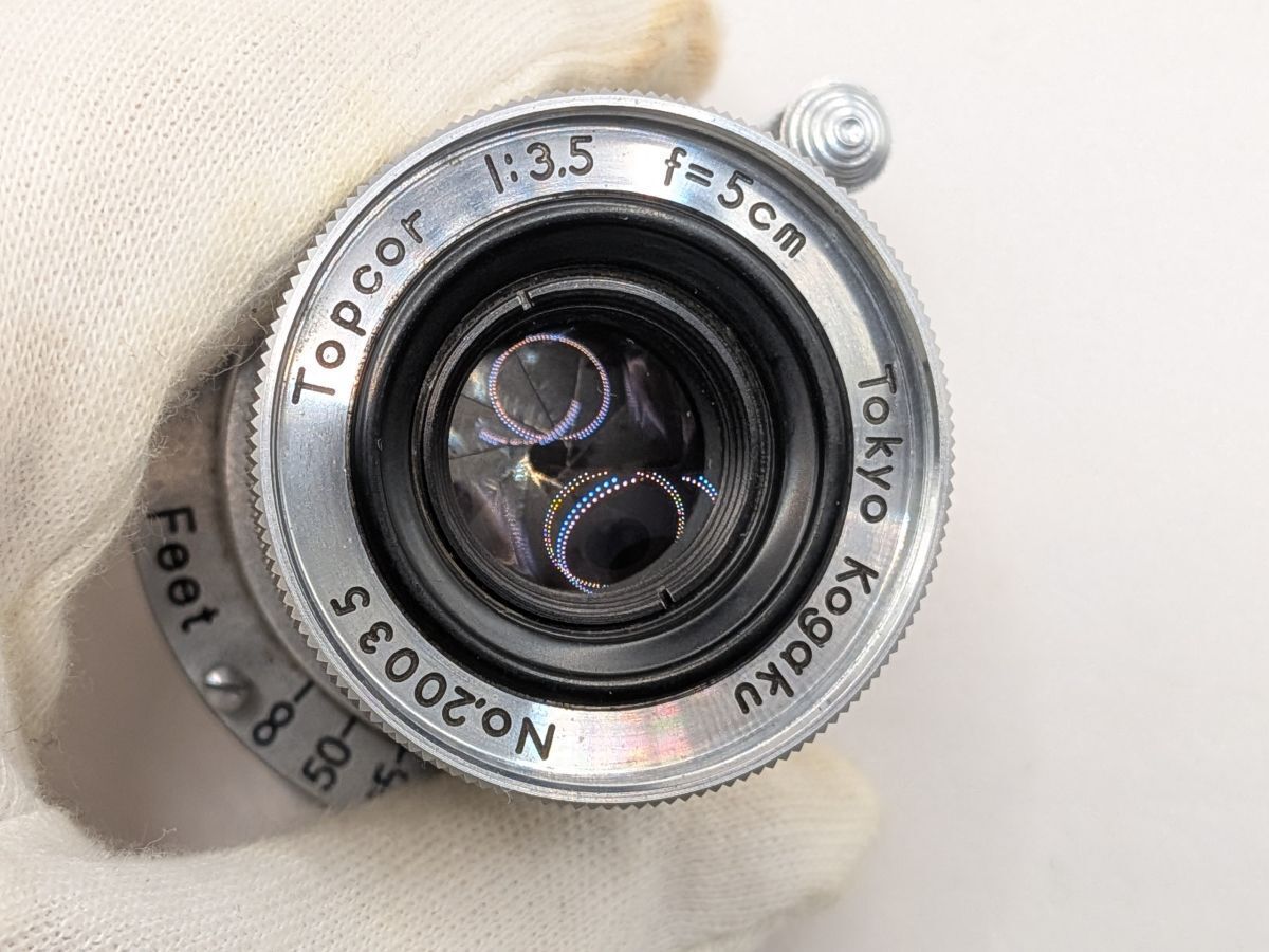 ☆美品 / 動作保証☆ 東京光学 Topcor トプコール 5cm F3.5 ☆沈胴