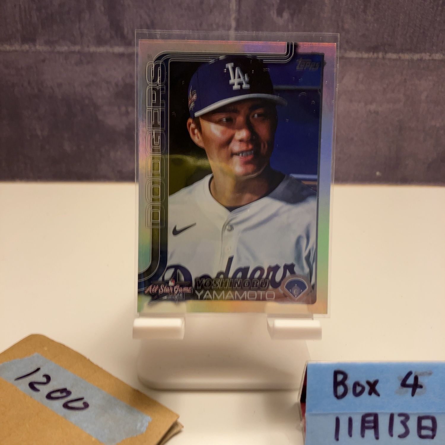 2025 Topps 山本由伸 Yoshinobu Yamamoto Los Angeles Dodgers All