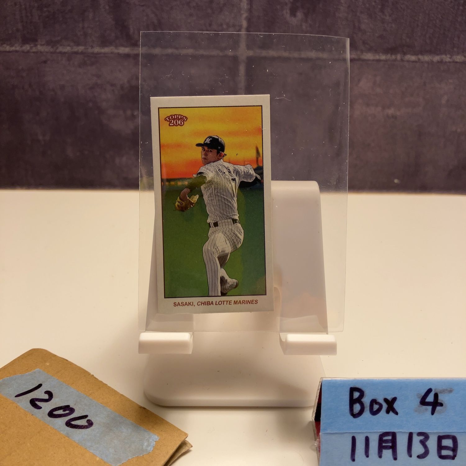 2024 Topps 206 佐々木朗希 Roki Sasaki 千葉ロッテマリーンズ Mini