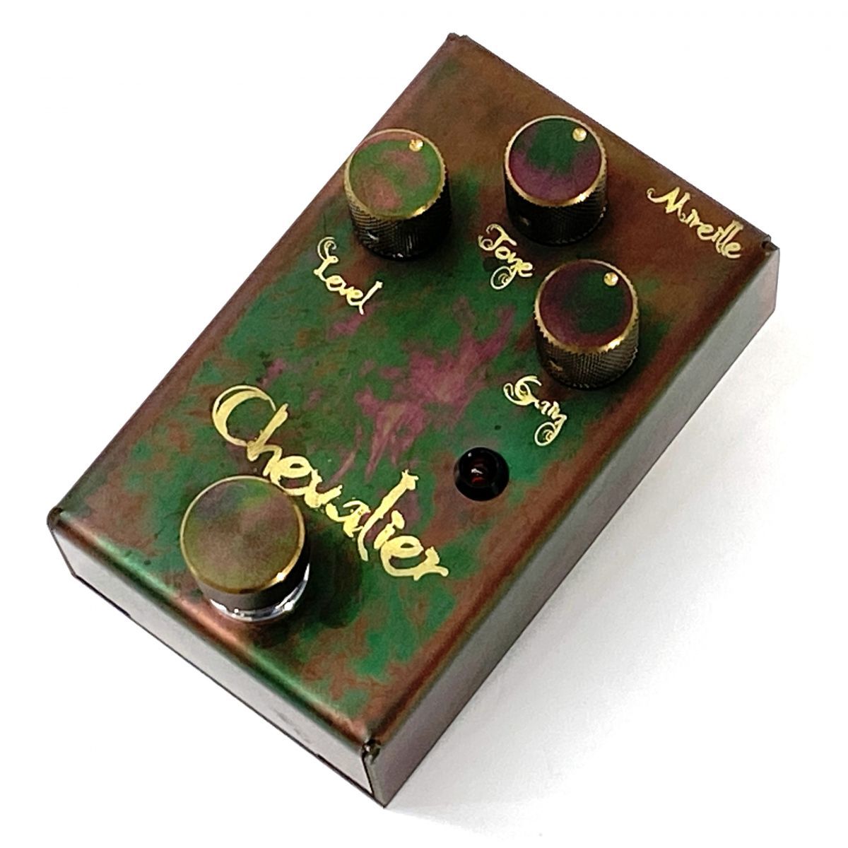 HATA Mireille Chevalier ギターエフェクター 美品 HATA Mireille ハタ Chevalier 虹メッキ ギター用 エフェクター