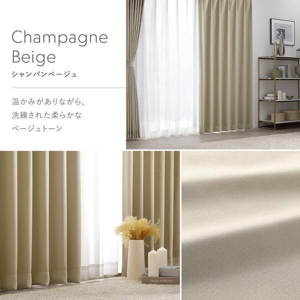 1級 遮光 カーテン レースカーテン セット 幅100×丈200cm 4枚入