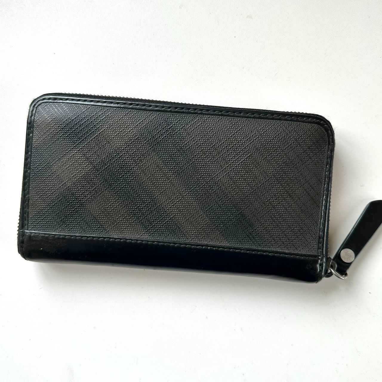 バーバリー BURBERRY 長財布 シャドーチェック ブラウン系 - メルカリ