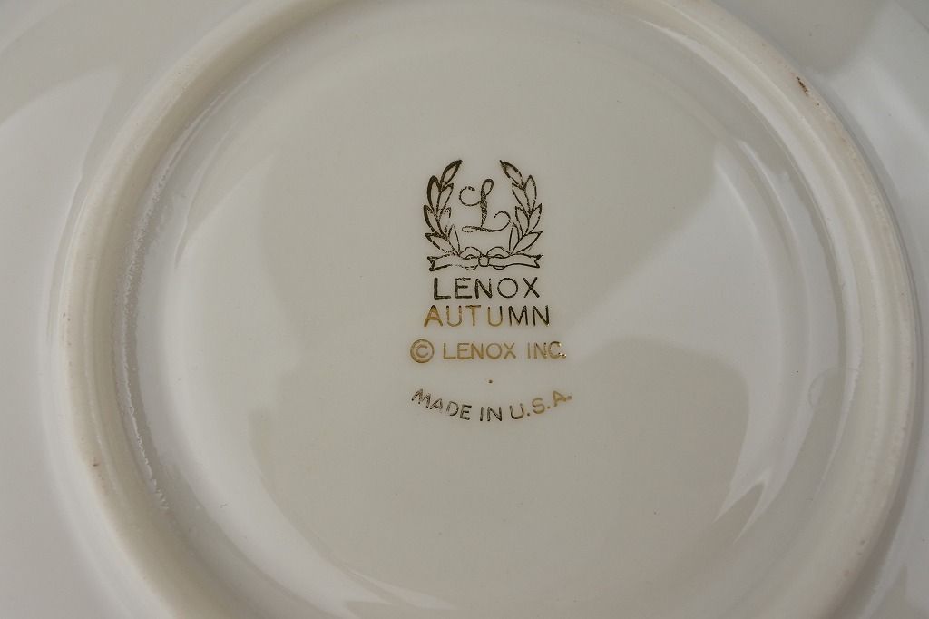 ビンテージ】アメリカ LENOX（レノックス）Autumn（オータム）シリーズ