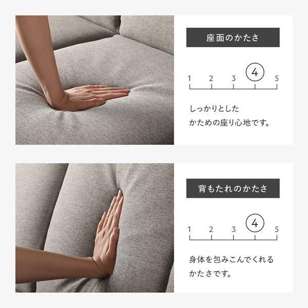 ネイビー 肘付き