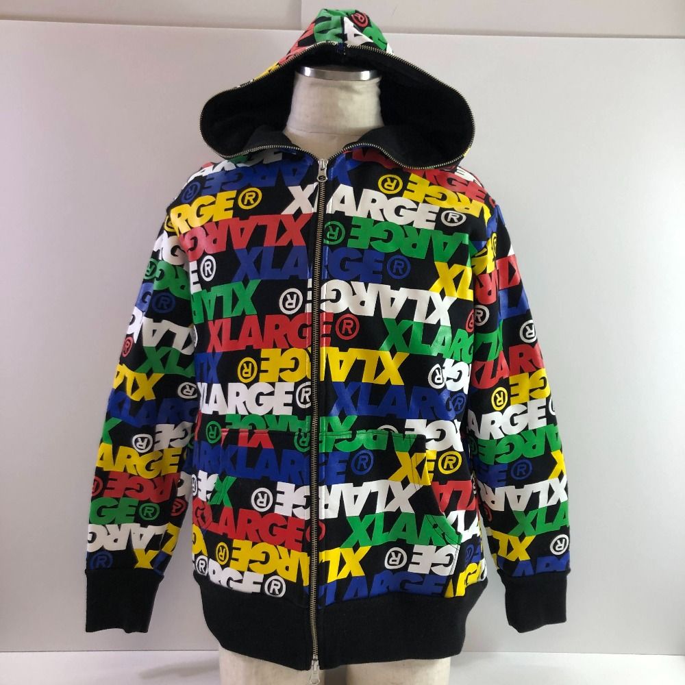 04w6026∞※【中古】 X-LARGE エクストララージ ジップパーカー 0184201