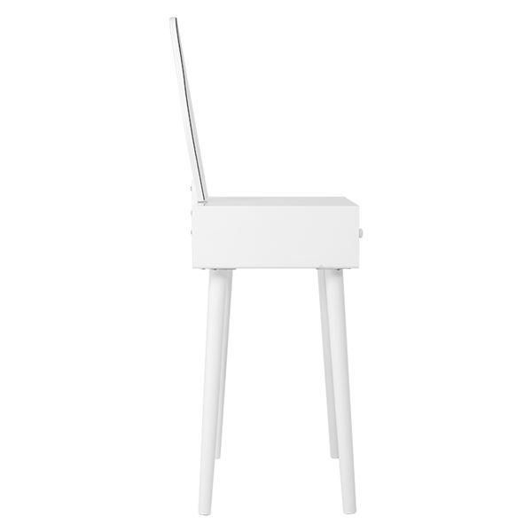 ドレッサー 約幅75×奥行48×高さ123.5cm ホワイト 組立品 - メルカリ