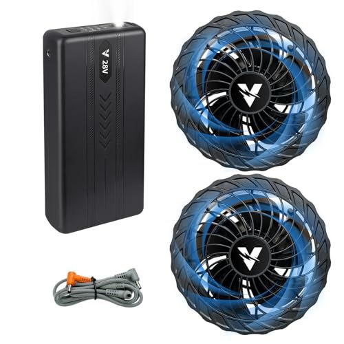 空調作業服 ファンバッテリーセット 【28V高出力&26000mAh大容量