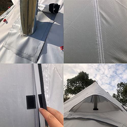 迅速に発送】ワンポールテント 3-4人用 超軽量 1.46? 設営簡単 防災用