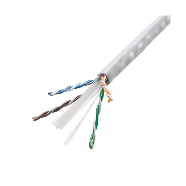 サンワダイレクト LANケーブル(自作用・100m・カテゴリ6・単線・UTP