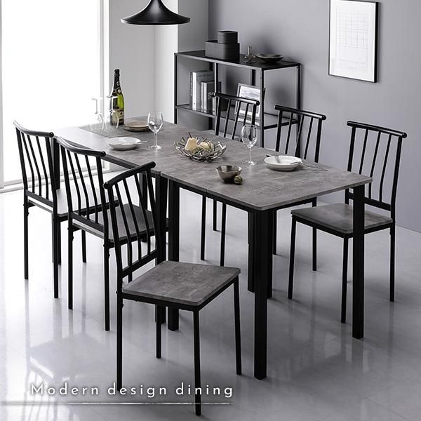 ダイニングセット 8点セット ダイニングテーブル 幅180cm 分割