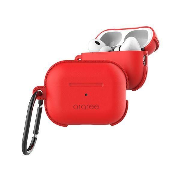 araree ソフトケース POPS for AirPods Pro（第2／1世代） レッド