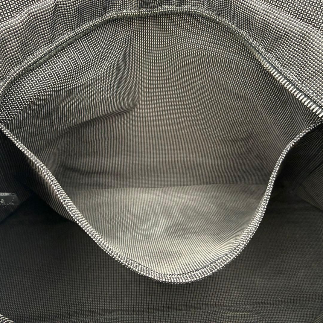 エルメス エールライン MM トートバッグ グレー系 鞄 カバン カデナ(鍵