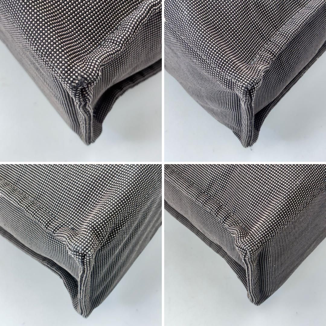 エルメス エールライン MM トートバッグ グレー系 鞄 カバン カデナ(鍵