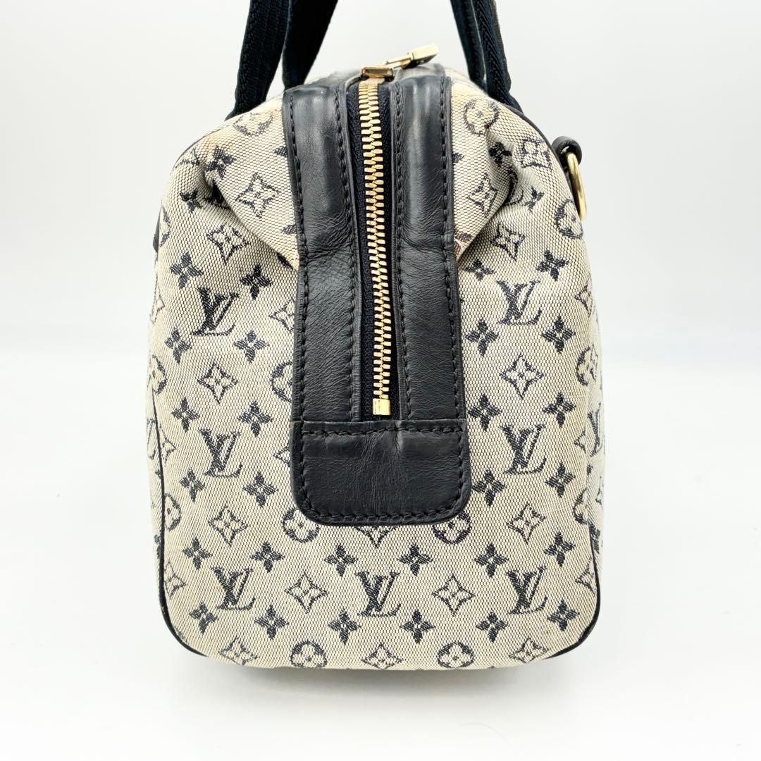 ルイ・ヴィトン モノグラムミニ M92214 ジョセフィーヌPM ブルー 青