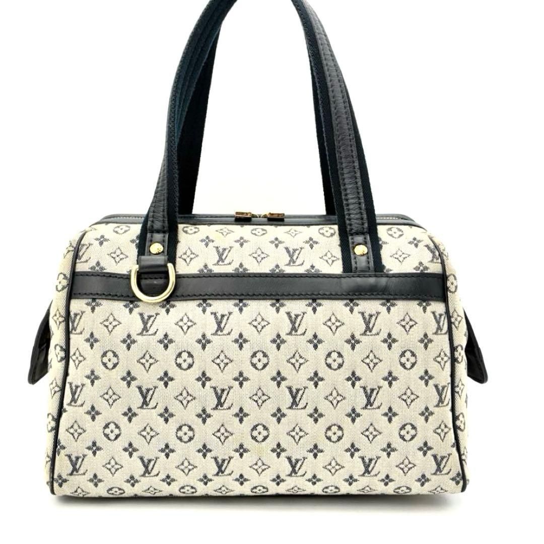 ルイ・ヴィトン モノグラムミニ M92214 ジョセフィーヌPM ブルー 青