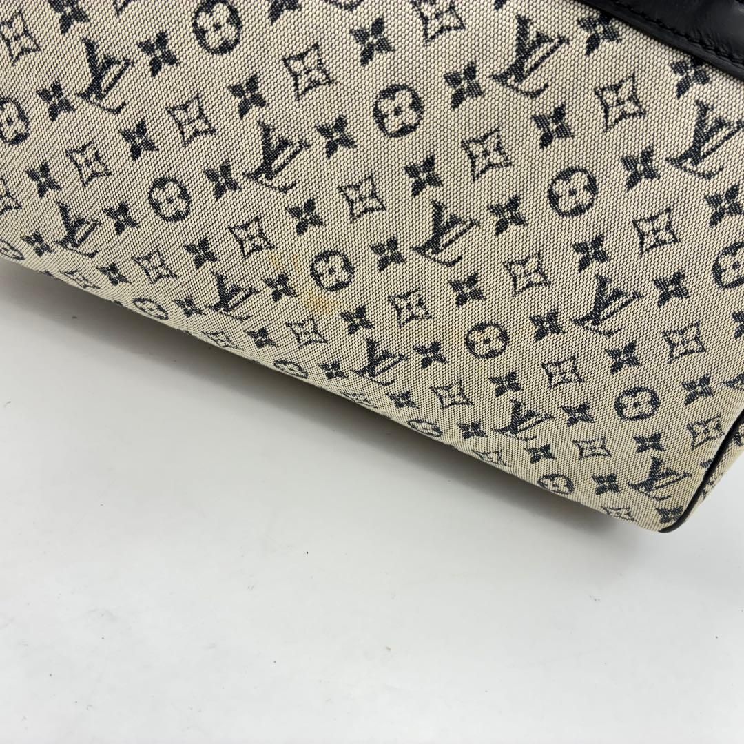 ルイ・ヴィトン モノグラムミニ M92214 ジョセフィーヌPM ブルー 青