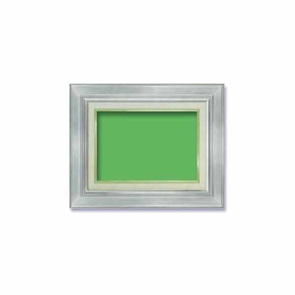 油額 〕 油絵額 F3号 273×220mm シルバー 油縁 キャンバス額 UVカット