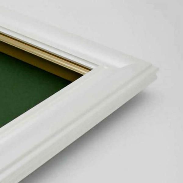 超軽量 油絵額 F10号 〔530×455mm〕 ホワイト すごく軽い油絵額