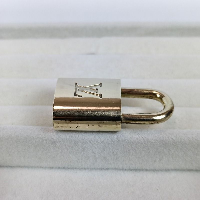 LOUIS VUITTON ルイヴィトン パドロック 南京錠 カデナ 鍵 ゴールド No
